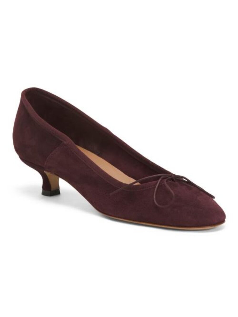 MANSUR GAVRIEL Made In Italy Suede Dance Kitten Heels
